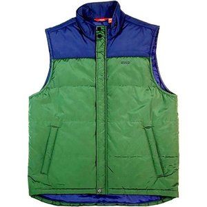 Izod Green Blue Vest